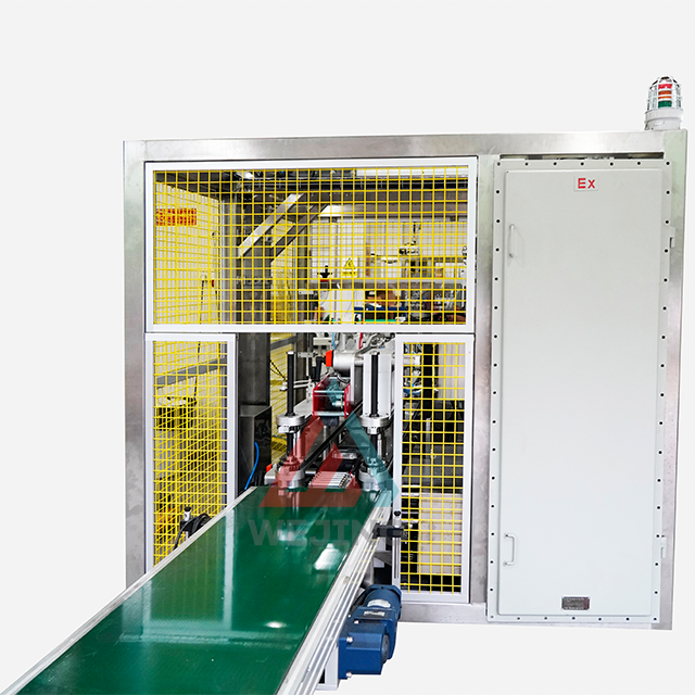 Aerozol doldurma xətti &uuml;&ccedil;&uuml;n avtomatik qutu qablaşdırma maşını 