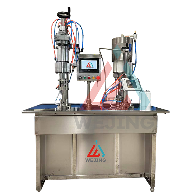 Su Bazlı Yangın S&ouml;nd&uuml;r&uuml;c&uuml; i&ccedil;in Vana Dolum Makinesinde Yarı Otomatik Torba