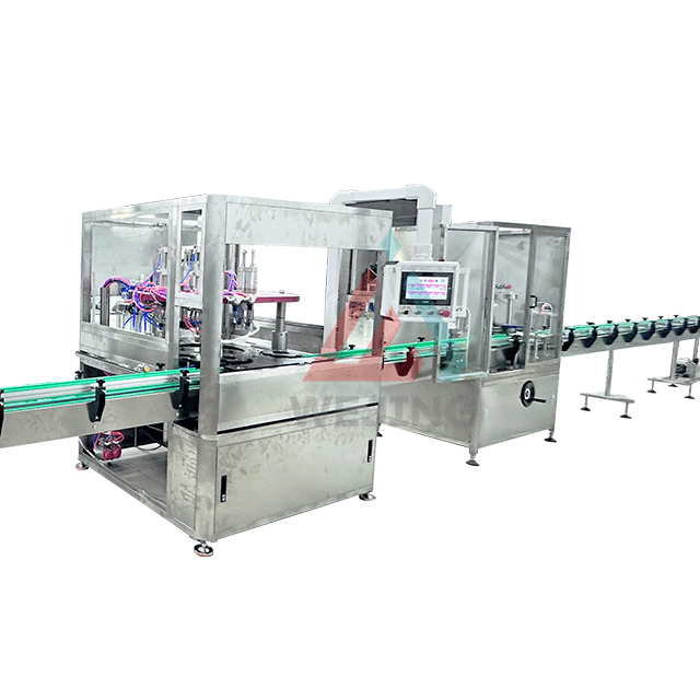 Peralatan Pengisian Produk Aerosol Mudah Dikendalikan Mesin Pengisian Aerosol Bov Automatik Penuh