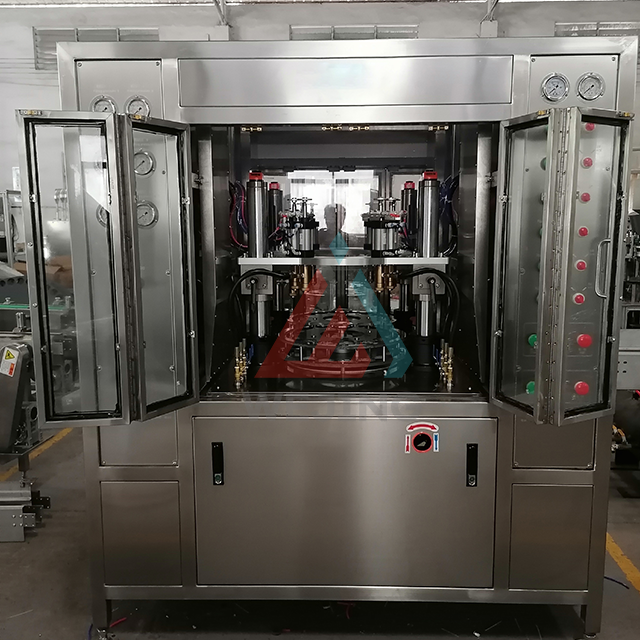 Aerozol Doldurma Xətti &uuml;&ccedil;&uuml;n iki vahidli Avtomatik Şişirici 
