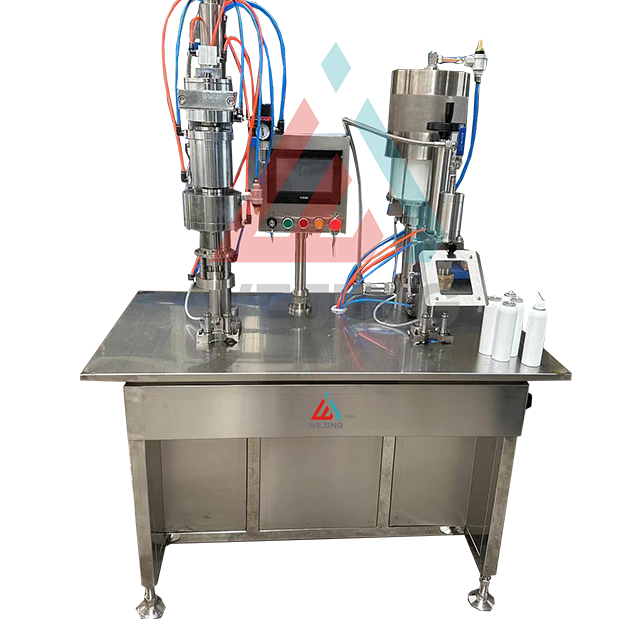 Yağ Spreyi i&ccedil;in Valf Dolum Makinesi &Uuml;zerindeki Torba