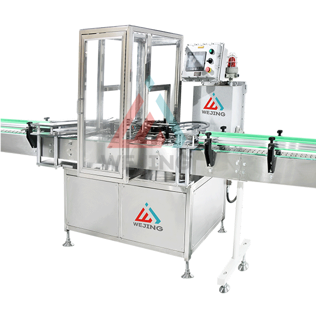 ម៉ាស៊ីនរាវរកបន្ទប់ទឹកសម្រាប់ខ្សែផលិតកម្មម៉ាស៊ីនបំពេញ Aerosol