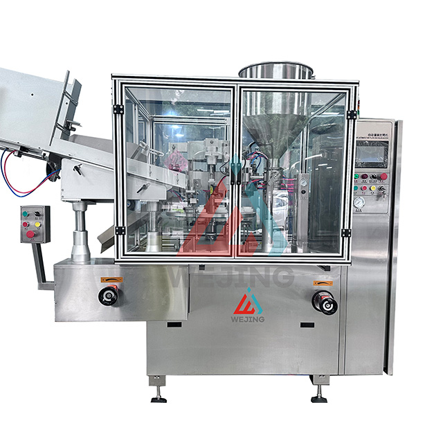 Stroj za punjenje i brtvljenje plastičnih cijevi i kompozitnih cijevi