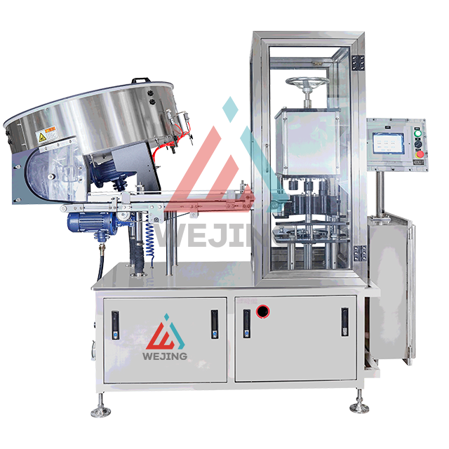 Didelės spartos uždarymo mašina aerozolių pildymo mašinų gamybos linijai 