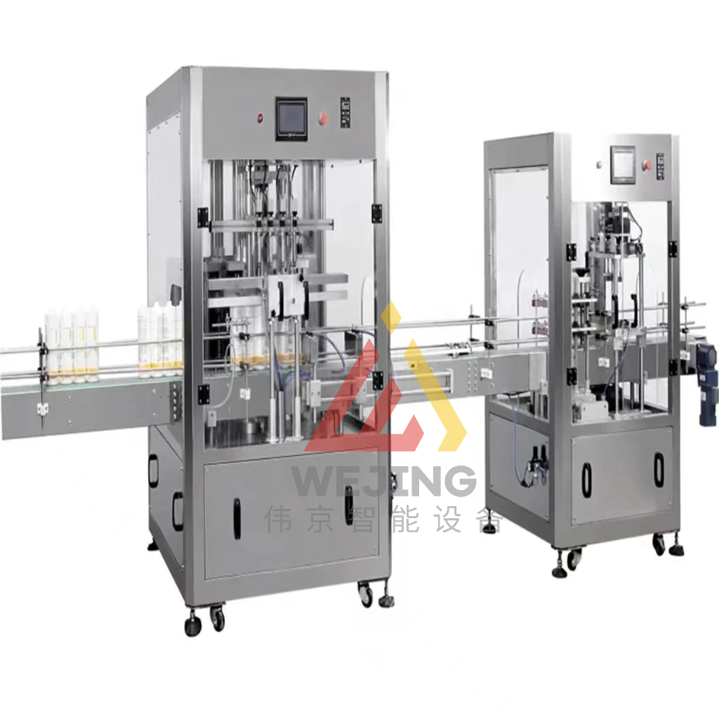 Otomatik &Ccedil;oklu 4 6 8 10 Dolum Kafaları Nozullar Doğrusal D&uuml;z &Ccedil;izgi Pistonlu Şampuan Sıvı Sabun Kozmetik Dolum Makinesi