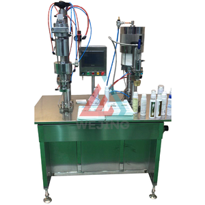 เครื่องบรรจุถุงกึ่งอัตโนมัติบนวาล์วสำหรับสเปรย์น้ำมันมะกอก