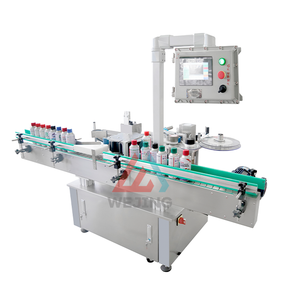Pelabelan mesin pelekat untuk talian pengisian aerosol 