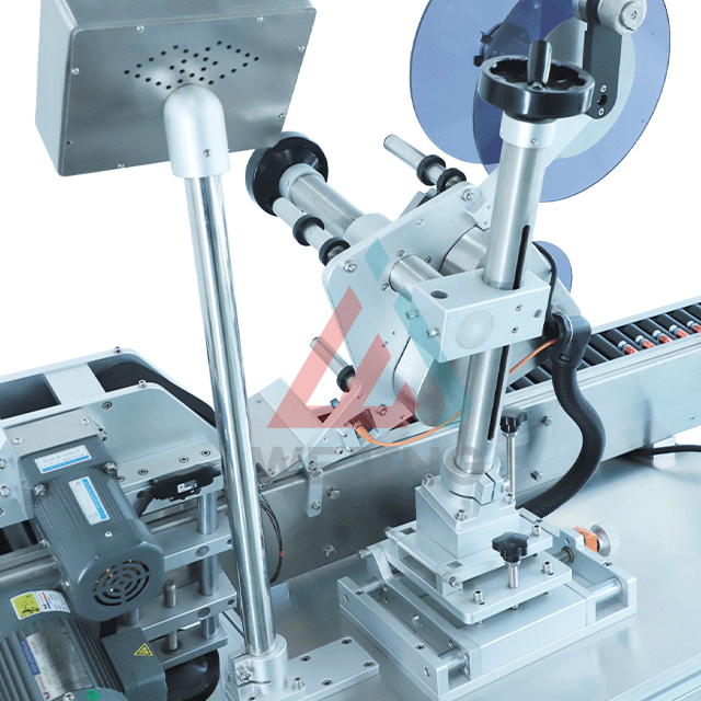 Automatyczna maszyna do etykietowania chemicznej linii przemysłowej do etykietowania amper&oacute;w