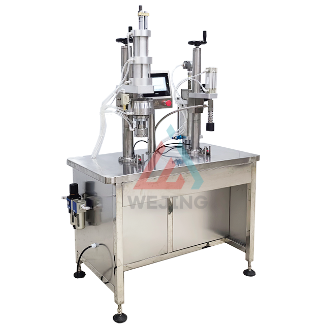PLC semi-outomatiese sak-op-klep-vulmasjien met beheerfunksie