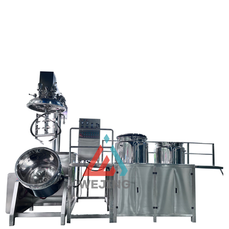 300L Idrawliku Lift Vacuum Omoġenizzanti Emulsifikatur funzjoni tat-tisħin