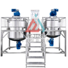 50L-6000L मिक्सर होमोजेनाइजिङ ट्याङ्की वैकल्पिक ताप