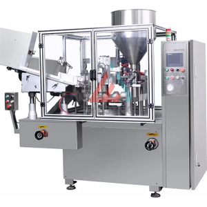 Автоматична машина за пълнене и запечатване на пластмасови туби
