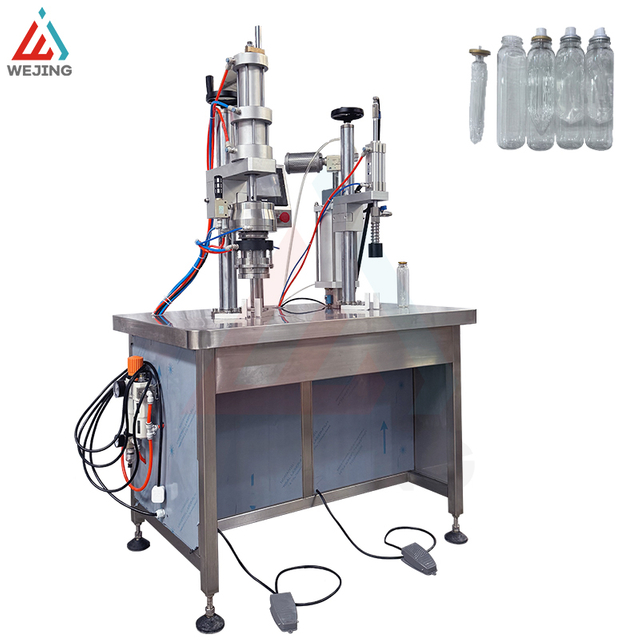 WJERZ-650 Semiautomatisk aerosol BOV aerosolp&aring;fyldnings- og ydre crimpemaskine