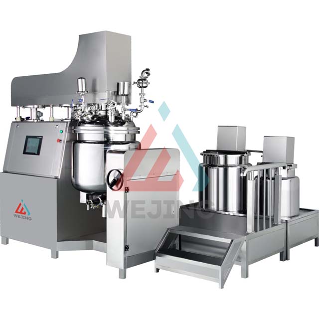 Вакуумны гамагенізатар, эмульгатар, ласьён для цела, машына для вырабу крэму для твару з верхнім гамагенізатарам