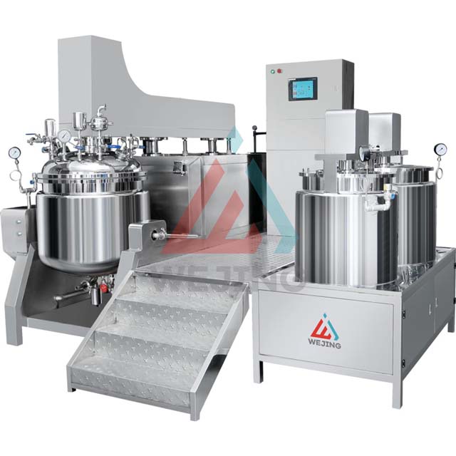 Вакуумны гамагенізатар, эмульгатар, ласьён для цела, машына для вырабу крэму для твару з верхнім гамагенізатарам