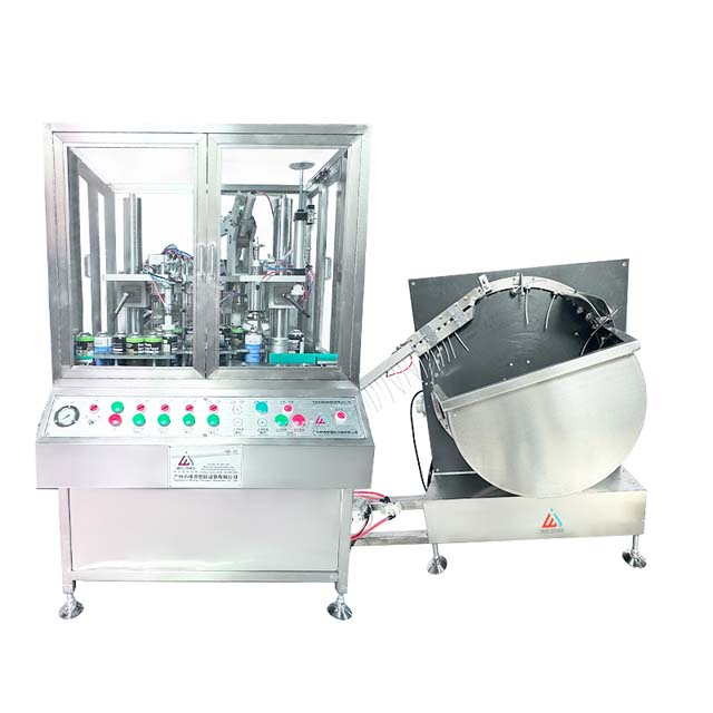 Mesin Pengisian Semburan Aerosol Pneumatik Mesin Pengisian Pembersih Udara Dilengkapi dengan Motor kalis Letupan