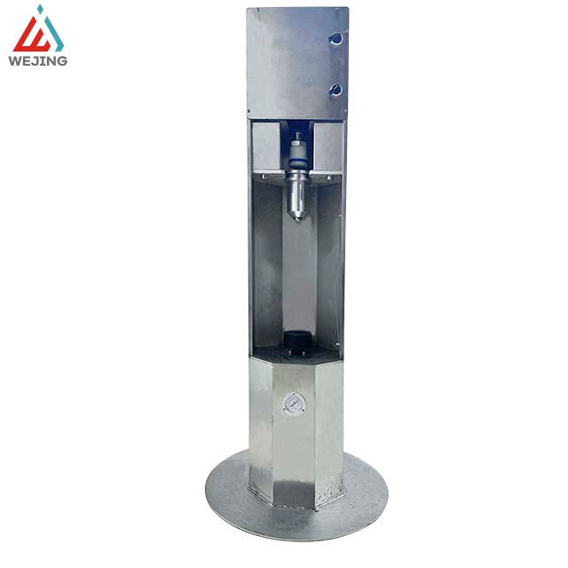 Аэрозоль бүріккіш банкаларға арналған жартылай автоматты мәжбүрлі сұйықтық құю машинасы