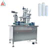 စက်ရုံစိတ်ကြိုက်ပြင်ဆင်ခြင်း Semi Automatic 3 in 1 Aerosol Can Filling Machine Spray Paint Sealing Machine
