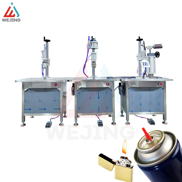 Halvautomatisk butangasp&aring;fyldningsmaskine 