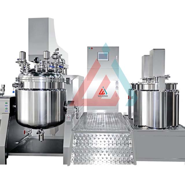 Вакуумны гамагенізатар, эмульгатар, ласьён для цела, машына для вырабу крэму для твару з верхнім гамагенізатарам