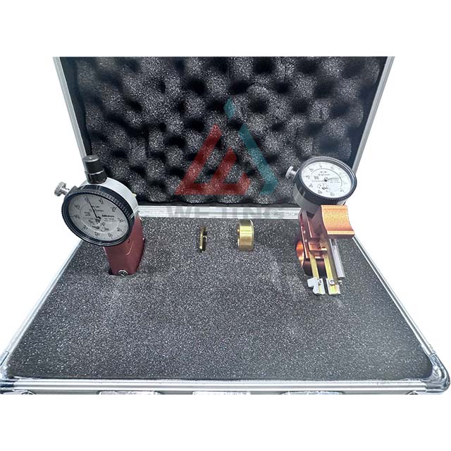 Spuitbus voor het afdichten van hoogte- en diametermeetinstrument