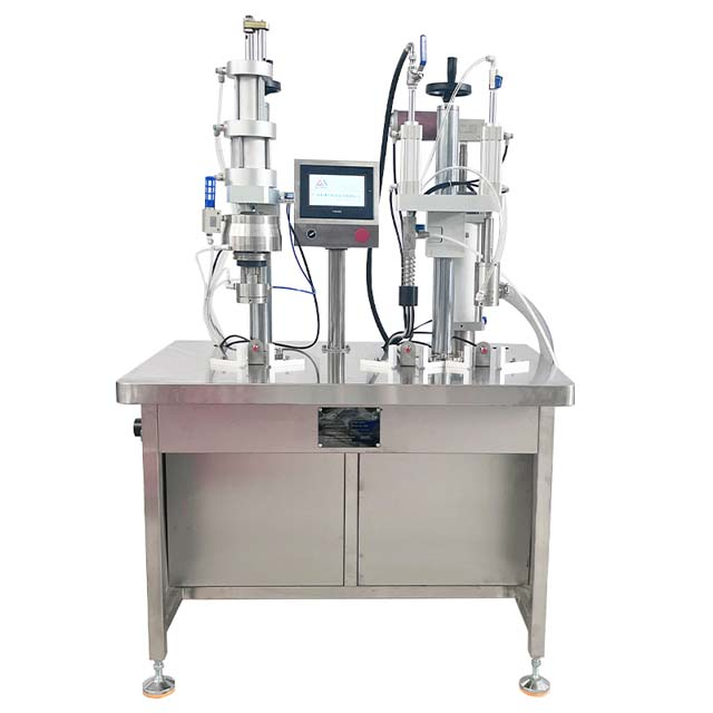 Halvautomatisk Bov Aerosol fyllemaskin med rengj&oslash;ringsfunksjon 