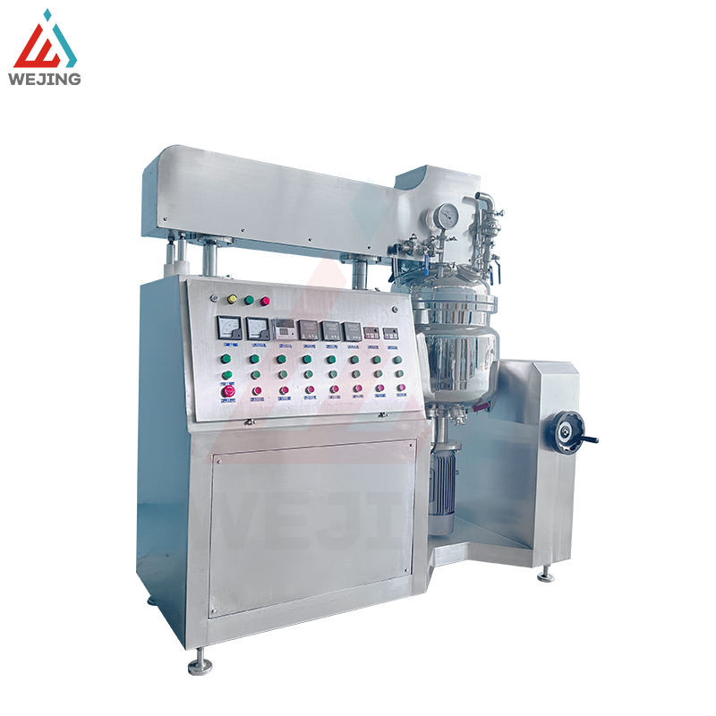 Jednorodny emulgator typu lift o pojemności 50 l do produkt&oacute;w farmaceutycznych i kosmetycznych w małych partiach