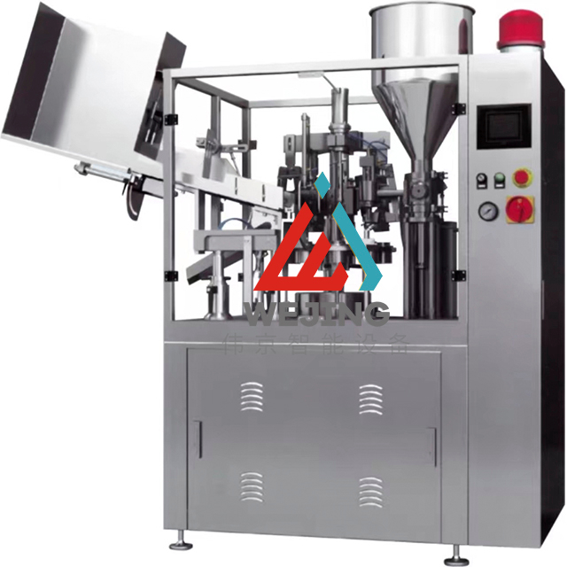 BB Krem Kosmetik Pasta Diş pastası Vitamin E S&uuml;d &uuml;&ccedil;&uuml;n Zavod Qiyməti Yumşaq Boru Yarı Avtomatik Doldurma və Bağlama Maşını