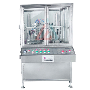 Automatski kozmetički aerosolni sprej za punjenje, stroj za zatvaranje 30 ml plastičnih aerosolnih sprej boca, stroj za punjenje