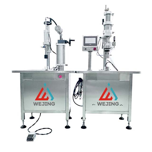 Valf Aerozol Doldurma Maşında Split Tipli Yarı Avtomatik Bov &Ccedil;antası