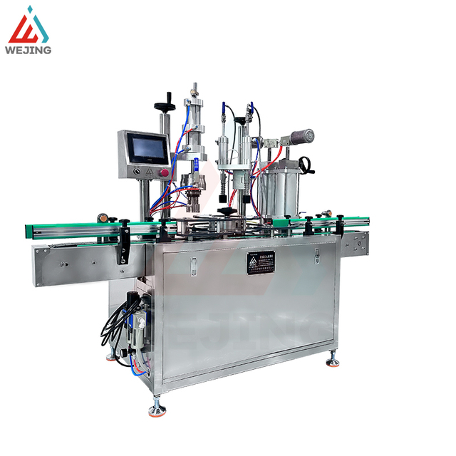 Automatisk pose p&aring; ventilaerosolfyllingsmaskin