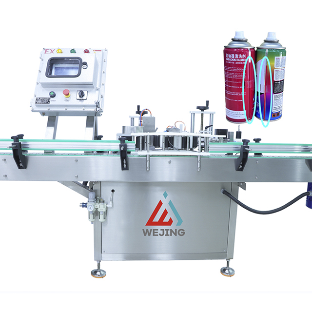 دستگاه پرکننده قوطی اسپری آئروسل برای آب بندی پرکننده انواع محصولات شیمیایی
