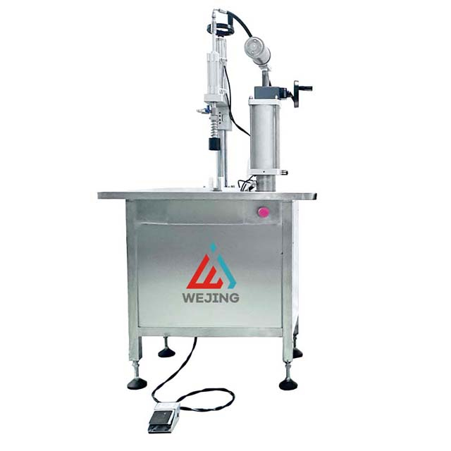 வால்வு அரை தானியங்கி ஏரோசல் திரவ நிரப்புதல் இயந்திரத்தில் தனிப்பயனாக்கப்பட்ட BOV பை