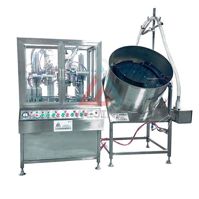4 sa 1 Aerosol Filling Machine na may Insert Valve Function