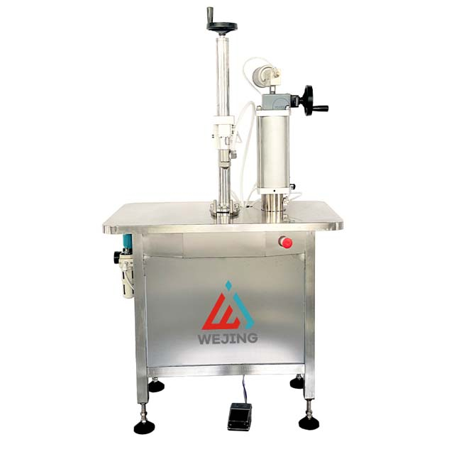 Peiriant Llenwi A Selio Erosol Lled Awtomatig ar gyfer Chwistrell Diheintio Caniau